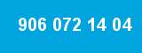 906 072 14 04 906 072 14 04